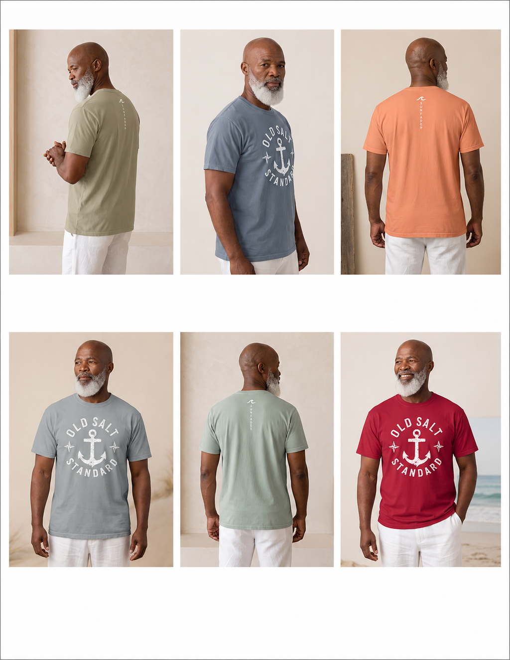 Vintage Coastal Graphic Tee | Old Salt Standard - Light | Retro Beach T-Shirt | Ocean Lover Gift | Comfort Colors Tee